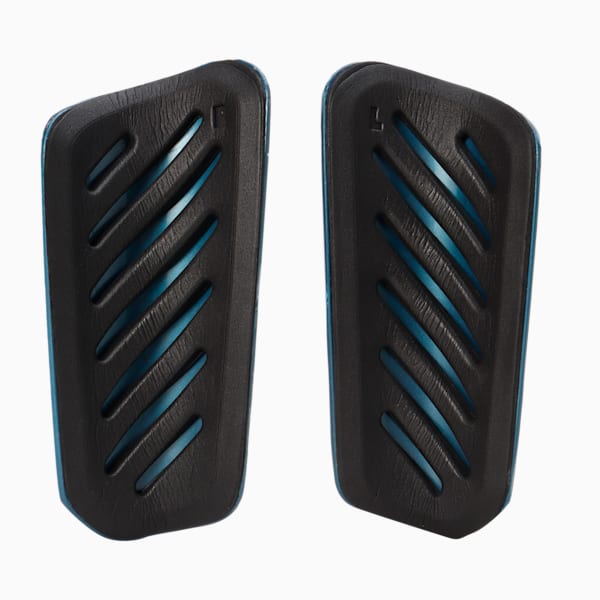 Neymar JR "BNA" ULTRA Light Football Shinguards, Sailing Blue-Gold-Pelé Yellow, extralarge-IND